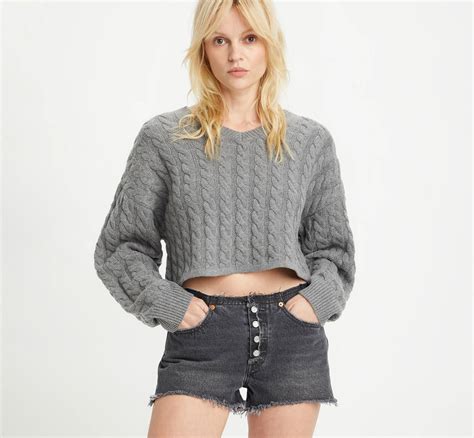 lv cropped sweater.